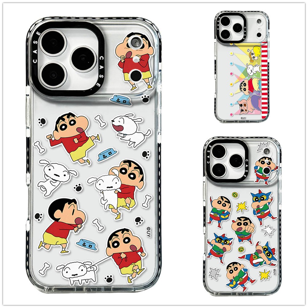 สําหรับiPhone 17 16 15 14 13 Pro Max Surfing Partyสติกเกอร์สําหรับiPhone 17 Soft TPU Clearกันกระแทก