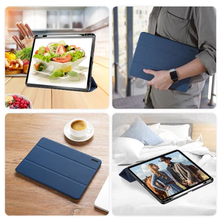 DUX DUCIS DOMO เคสไอแพดคุณภาพดี แท็บเล็ตกรณีพลิกสําหรับ iPad Air 11 13 2025 Pro 11 13 2024 Pro 10.5 12.9 Mini 7 6 Air 5 4/ 7 8 9 10 11 ใส่ปากกา เคสแบบฝาพับ