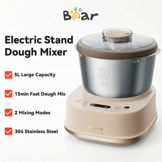 Bear Dough Mixer Electric Stand Mixer for Baking Heavy Duty Food Processor Dough Kneader Bread Maker Breakfast Machine Appliances for Home and Kitchen