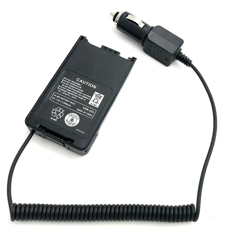 KNB25A 12/24V รถ Charger แบตเตอรี่ Eliminator Adapter สําหรับ KENWOOD TK2140 TK3140 TK2160 TK3160 TK