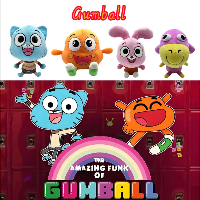 สุดน่ารัก Forrest Gumball World Doll The Amazing World of Gumball Game Merchanded Plush ตุ๊กตาสร้างส