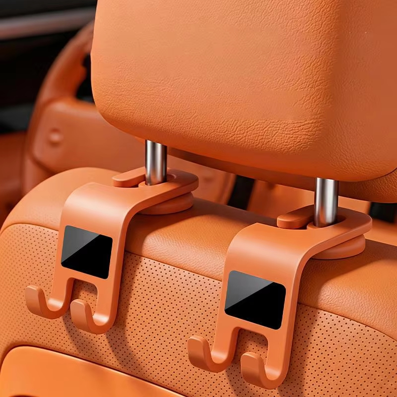 Auto Car Seat Headrest Hook Universal Back Seat Storage Organizer Hanger ทนทานและติดตั้งง่ายสําหรับ Commute ทุกวัน
