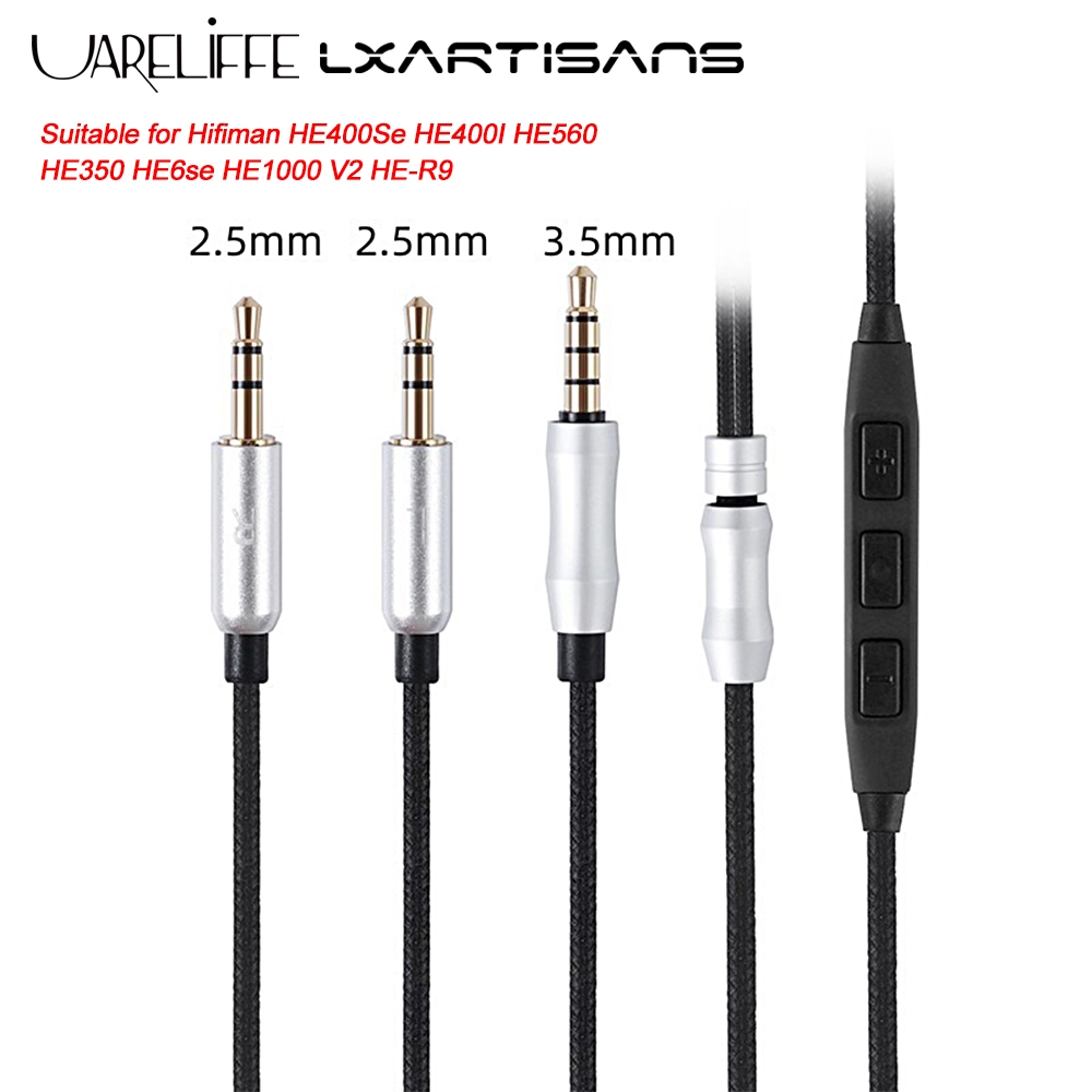 FAAEAL LXARTISANS หูฟังเปลี่ยนสาย Dual 2.5 มม./3.5 มม.สเตอริโอ Aux OFC สายอัพเกรดเสียงสําหรับ Hifima