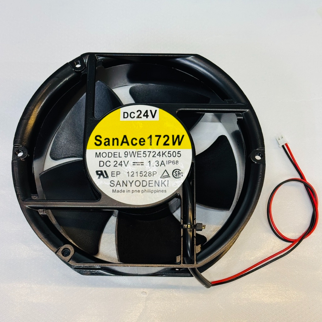 พัดลม24v ขนาด6" 5ใบพัด ลมแรง(ไม่มีกล่อง) พัดลมรถติดรถยนต์ พัดลมรถบรรทุก