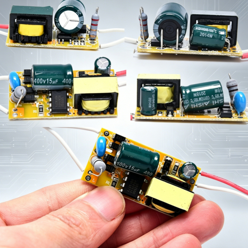 FG 3W 5W 8W 18W 36W ไฟ LED Driver Supply Transformer Radiating โมดูลบอร์ด 
 ชั่วโมง