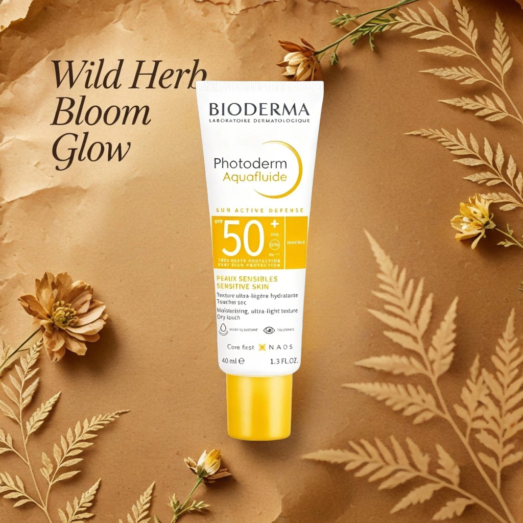 BIODERMA ขายร้อนBioderma Photoderm Aquafluide SPF50+ 40ml, ครีมกันแดด Ultra-Light สําหรับผิวแพ้ง่าย