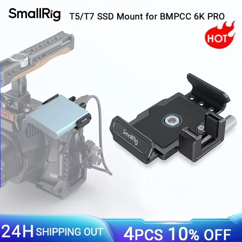 SmallRig SSD Mount Bracket SSD สําหรับ Samsung T5/T7 SSD สําหรับ SanDisk SSD สําหรับ SanDisk SSD T5/