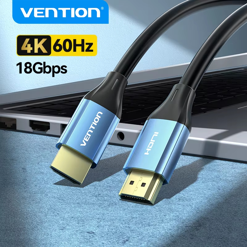 Vention สาย HDMI 4K 2.0 Cabo สําหรับ PS4 Xiaomi Mi Box Splitter Switch 60Hz สายสัญญาณเสียงทีวีวิดีโอ
