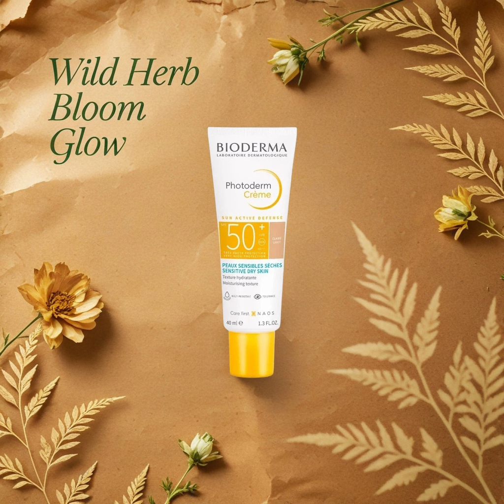 BIODERMA ขายร้อนBioderma Photoderm Crème SPF50+ 40ml, ครีมกันแดดให้ความชุ่มชื้นสําหรับผิวแพ้ง่ายแห้ง