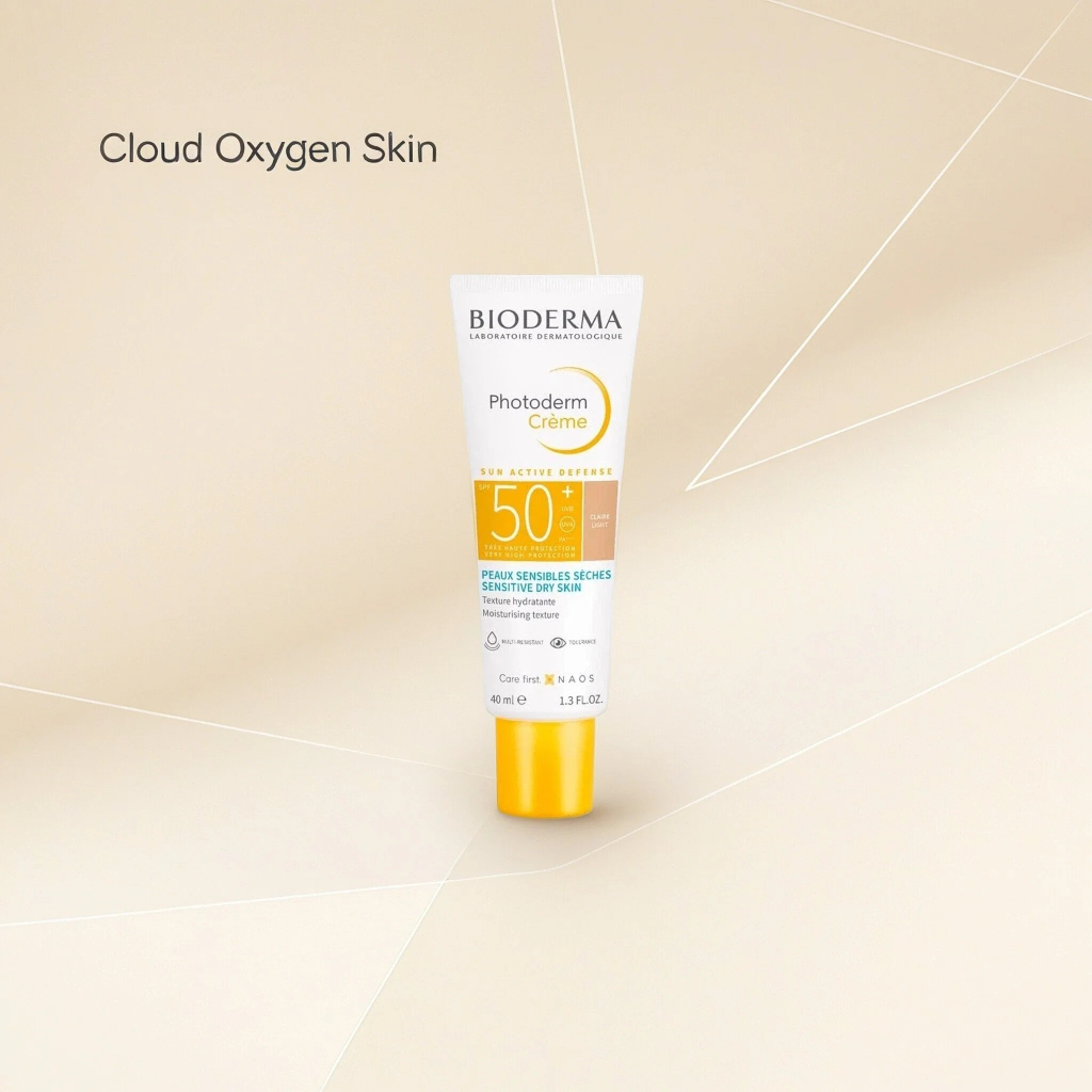 BIODERMA ขายร้อนBioderma Hydrating Sunscreen SPF50+ 40ml, Nourishing Care for Dry Sensitive Skin