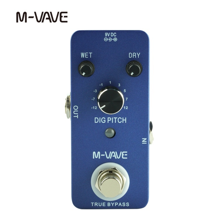 CUVAVE กีตาร์ไฟฟ้า effector DIG PITCH ดิจิตอลอนาล็อก stumpbox เอฟเฟกต์เหยียบอุปกรณ์เสริมเพลง