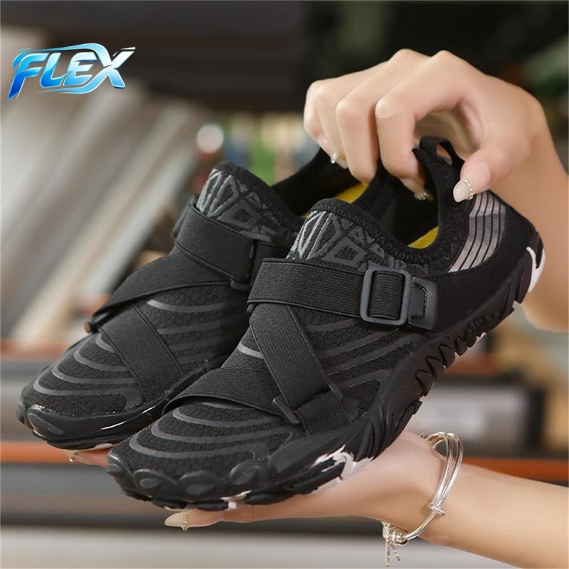 FLEX รองเท้าออกกําลังกายในร่มสําหรับผู้ชายผู้หญิง,ยางลื่น Deadlift รองเท้าแอโรบิก Jump GYM การฝึกอบรมโยคะ