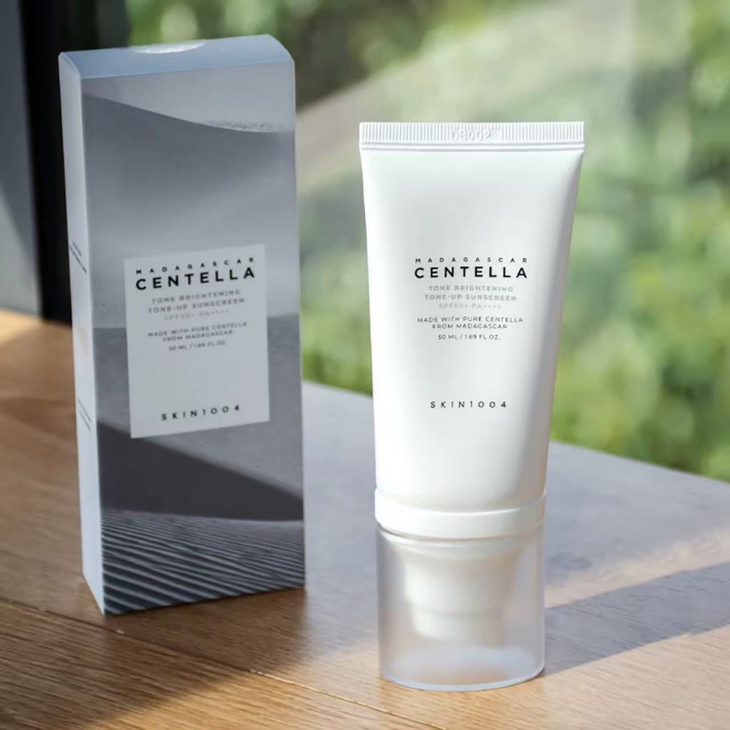 Skin1004 madagascar centella tone ครีมกันแดดปรับสีผิวให้กระจ่างใส