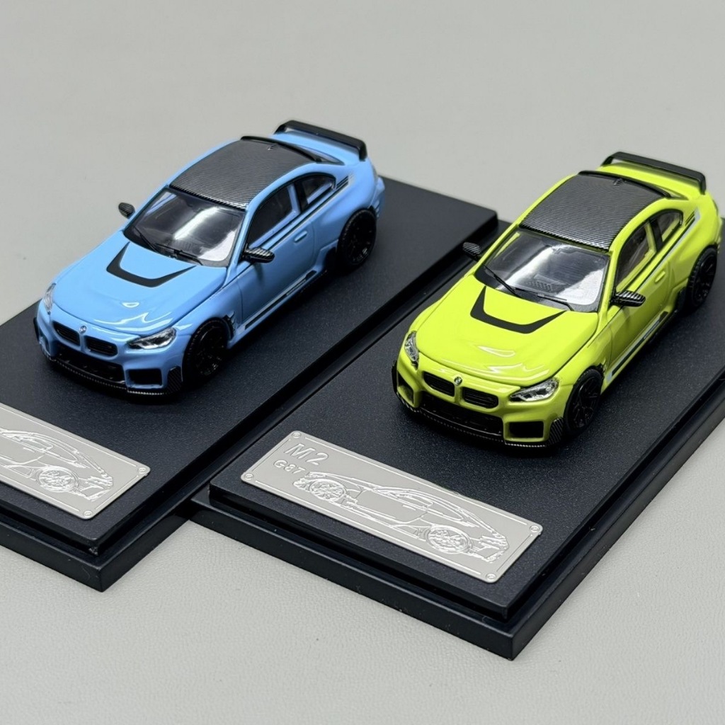 FeiXiang FX 1: 64 BMW M2 G87 ดัดแปลงจําลองรถรุ่นคอลเลกชันเครื่องประดับ