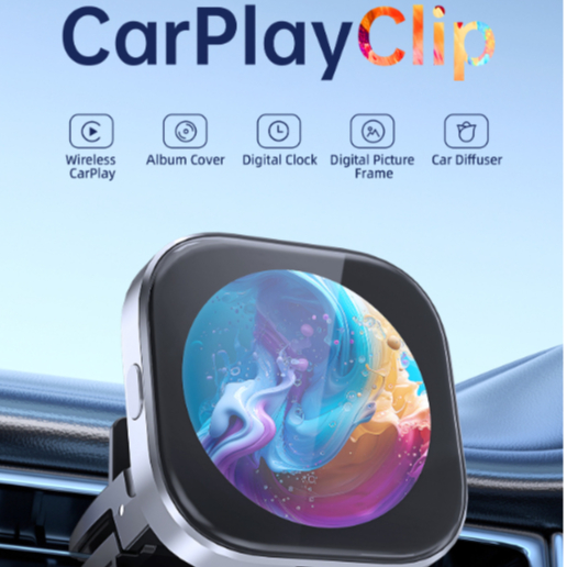 CarplayClip อะแดปเตอร์ไร้สาย Carplay Converter เชื่อมต่ออย่างรวดเร็ว Plug and Play Diy Photo พร้อมจอ