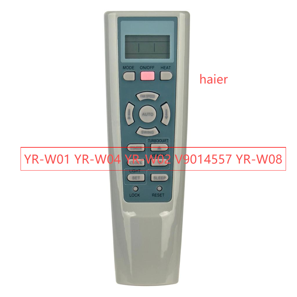 สําหรับ haier รีโมทคอนโทรล AC YR-W01 YR-W04 YR-W02 V9014557 YR-W08 เครื่องปรับอากาศ YR-W08 เปลี่ยนรี