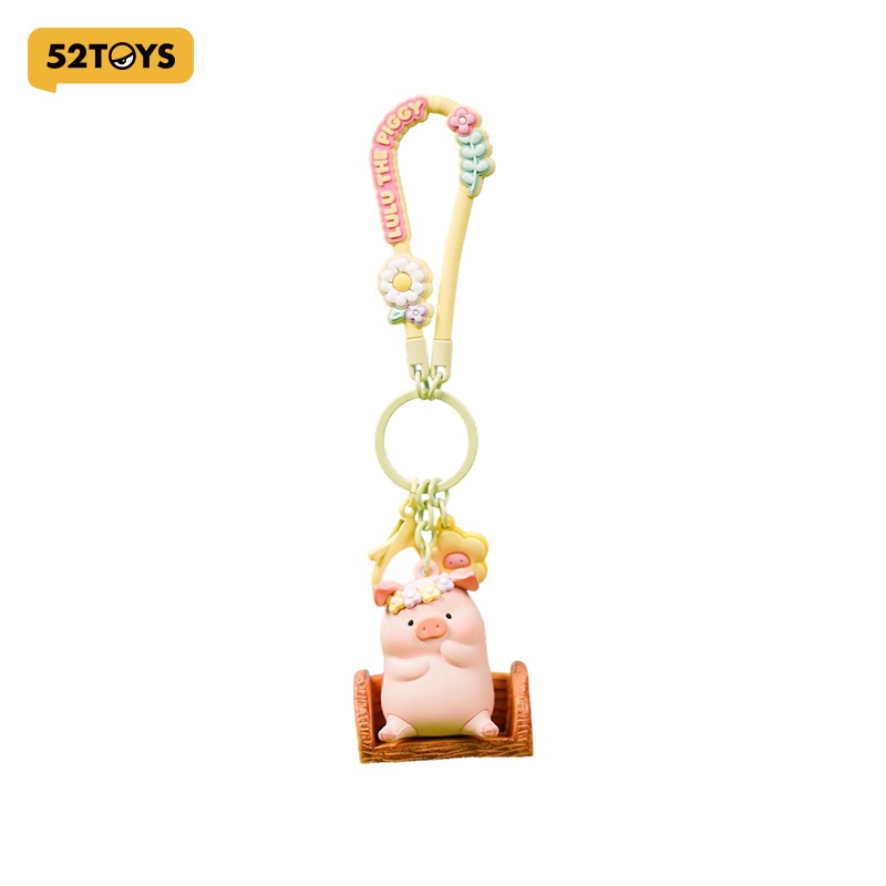52TOYS LULU THE PIGGY Flower World Series Keychain Merch