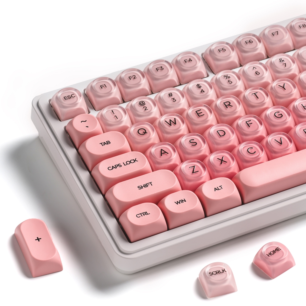 XVX Soft Fantasy Collection Keycaps HOA Profile Blue/Pink/Green/Red Double-shot + UV Gaming/Office F