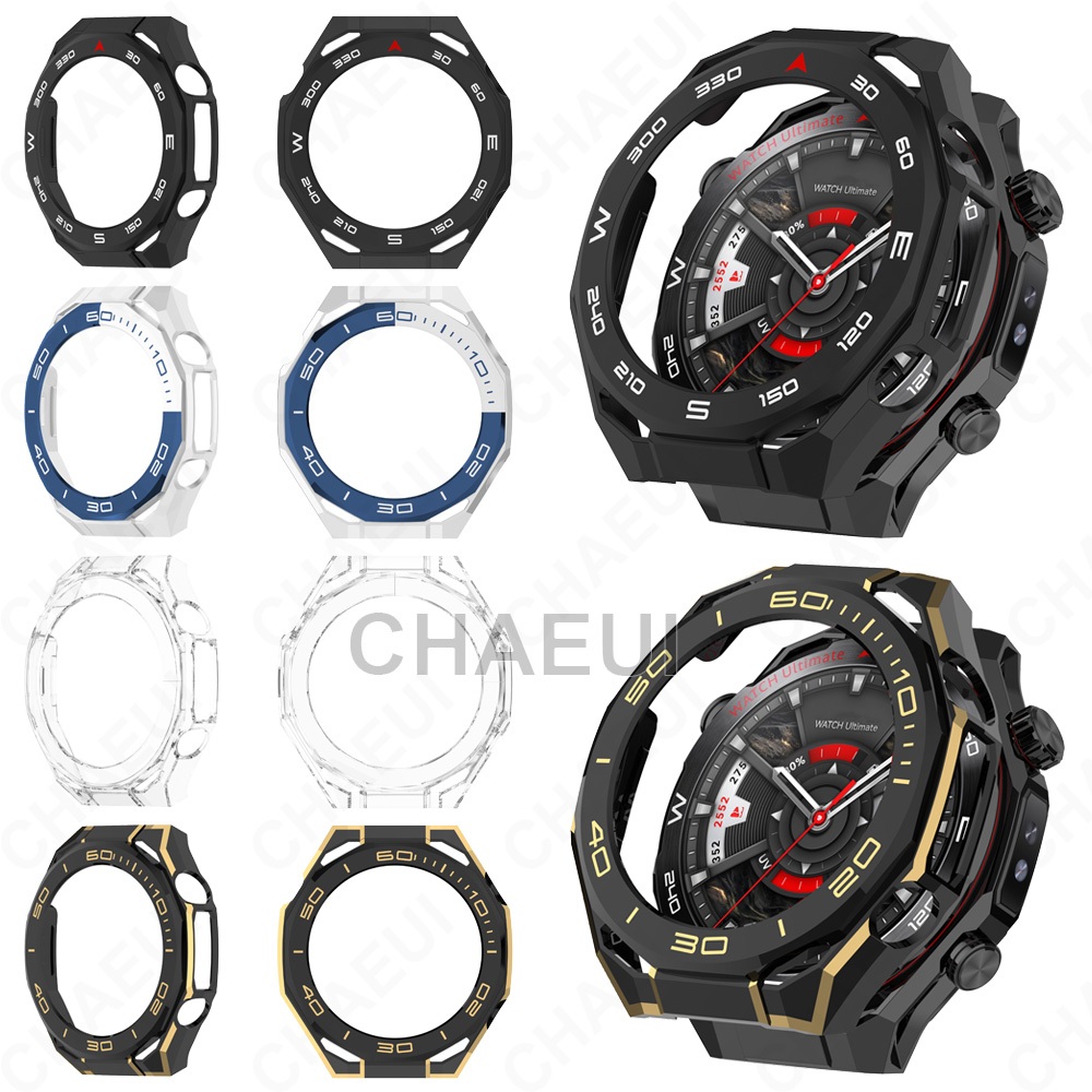 ป้องกันหน้าจอ พีซี กรณีครึ่งปกกรอบอุปกรณ์เสริมสําหรับ Huawei Watch Ultimate 2