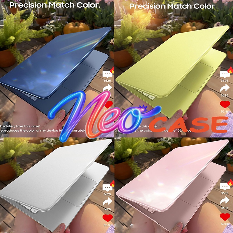 เคสคริสตัลด้านสําหรับ macbook NEO 13 นิ้ว 2026 A3404 ฝาครอบกันกระแทกบางเฉียบ