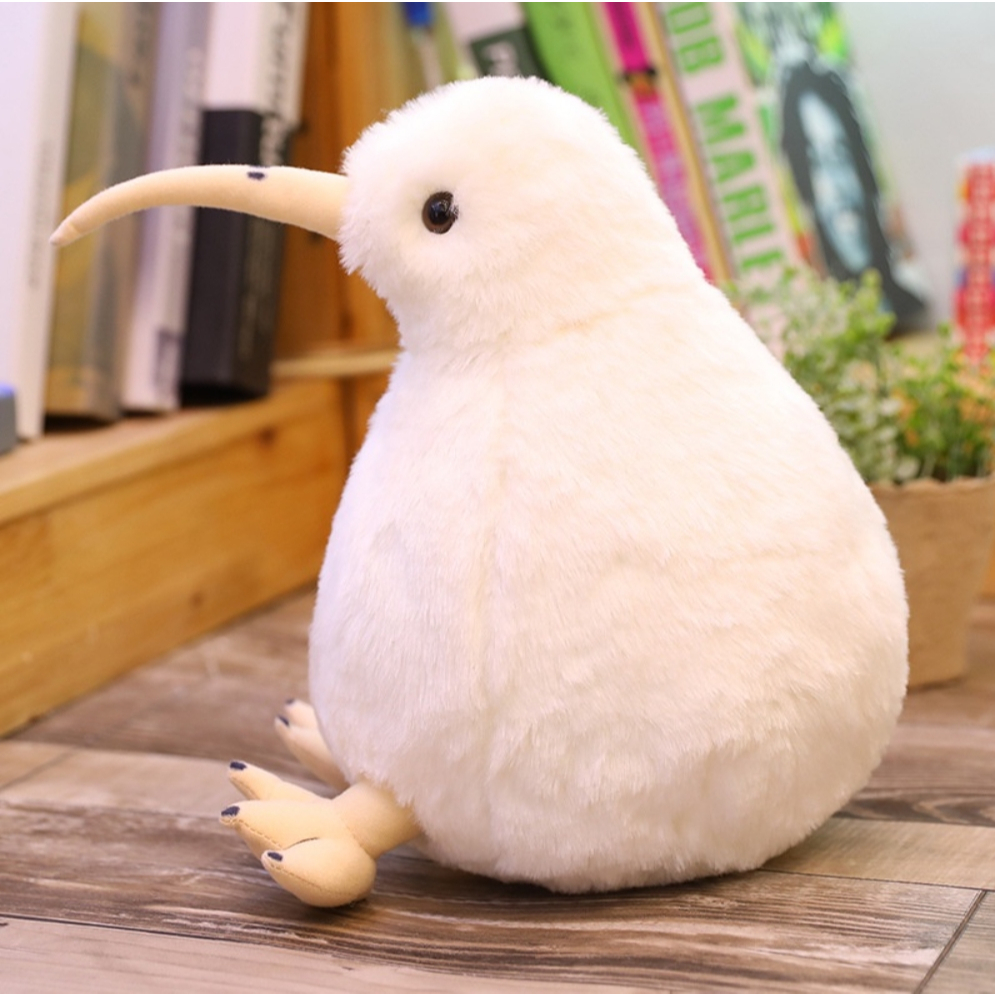 Kiwi bird Wingless Apterygidae ตุ๊กตาผ้ากํามะหยี่จําลองนิวซีแลนด์ยัดไส้ของเล่น
