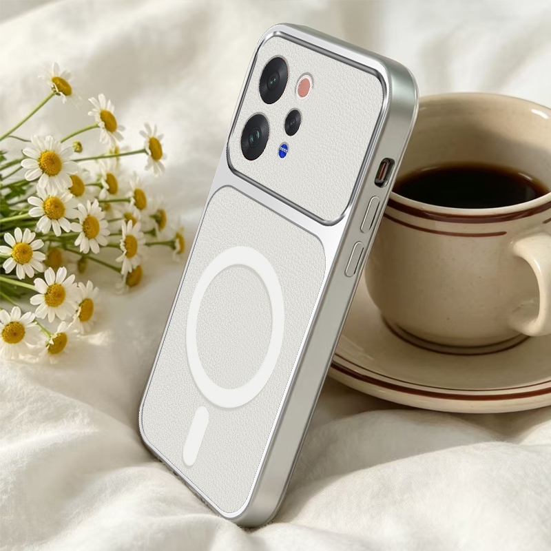 สําหรับ VIVO V60 V60E V70 Elite V50 Lite 4G 5G เคสโทรศัพท์แม่เหล็กหนัง Texture Soft Shell, รวมทุกอย่าง, High-end ใหม่อินเทรนด์ Anti Fall เคสป้องกัน