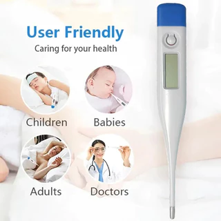 1 PC เครื่องวัดอุณหภูมิดิจิตอลคุณภาพดี Clinical Oral Underarm Rectal Test เด็กผู้ใหญ่ Fever อุณหภูมิ Basal hard Tip Termometer