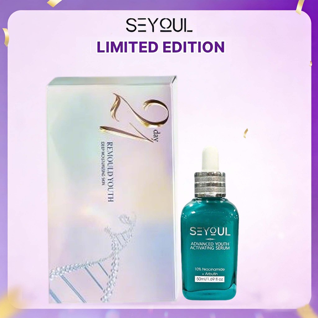 SEYOUL 21 Days, Advanced Youth Activating Serum, Glow & Clear Duo Combo for Radiant & Refreshed Skin