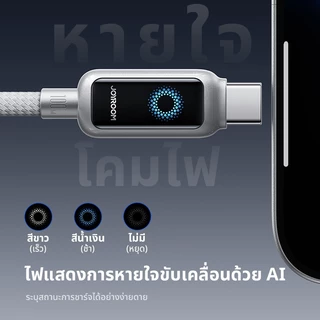 Joyroom สาย USB C ปิดเครื่องอัตโนมัติ Fast Charge Type C สาย USB L