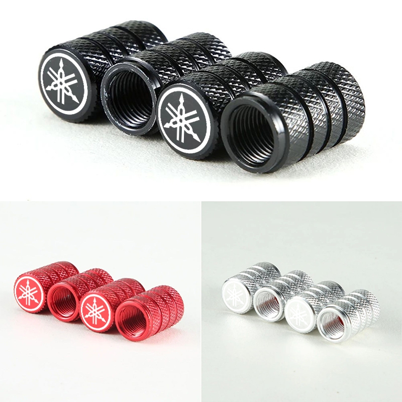 [📣ส่งไว มีCOD]2PCS อลูมิเนียมอัลลอยด์รถจักรยานยนต์ยางวาล์ว Stem Caps ยางล้อ Stem Air Valve Caps- กันฝุ่นและกันสนิม, การออกแบบสไตล์สําหรับรถจักรยานยนต์ Yamaha (รุ่นส่วนใหญ่)