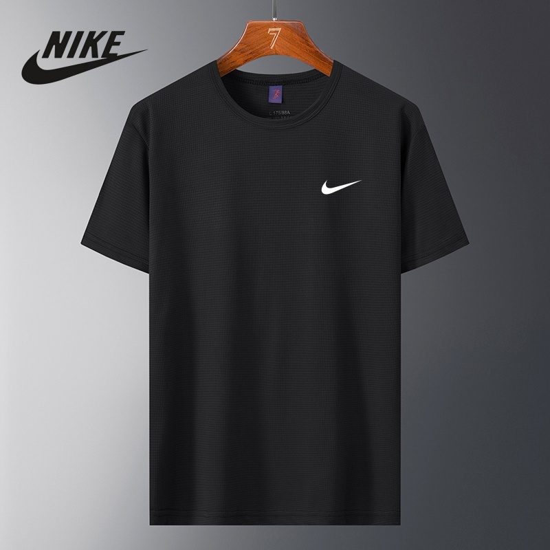 [ลดราคา] เสื้อยืดแขนสั้น แบบยืดหยุ่น ระบายอากาศได้ดี แบบแห้งเร็ว สําหรับผู้ชาย และนักเรียน