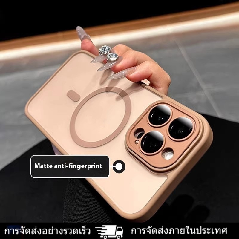 Magnetic PC Hard ป้องกันกล้องเคสโทรศัพท์สําหรับ iPhone 17 16 15 14 13 12 11 Plus Pro Max Air