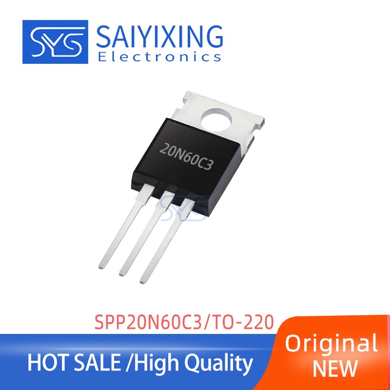 5pcs Original SPP20N60C3 MOSFET 20N60C3 TO-220 600V 20.7A ทรานซิสเตอร์