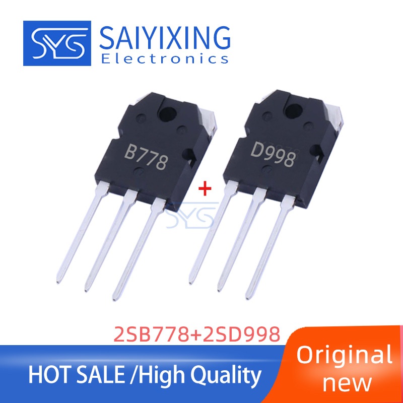 5 คู่ (5 ชิ้น B778 + 5 ชิ้น D998) เสียง Triode 120 วัตต์อิเล็กทรอนิกส์เครื่องขยายเสียงคู่หลอด 2SB778