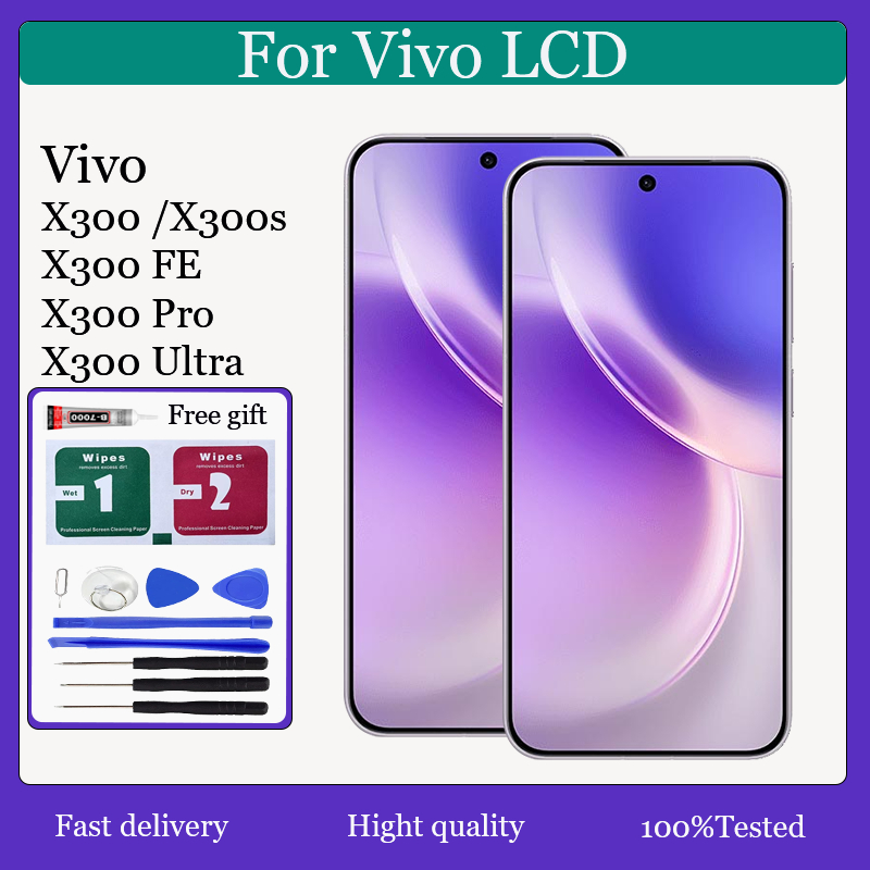 Original AMOLED สําหรับ Vivo X300 X300s X300 FE X300 Pro X300 Ultra จอแสดงผล LCD หน้าจอสัมผัสเปลี่ยน