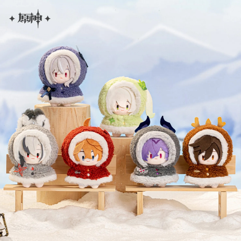 [Genshin] Snow Play Series จี้ตุ๊กตา Alechino Arlecchino Tartaglia Durin Nahida Zhongli Miha Tour Zh