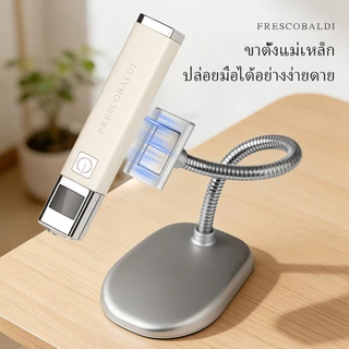 โคมไฟแต่งเล็บ AI สีขาวพร้อมจอแสดงผลดิจิตอล-โหมดเวลาสองโหมดเปลี่ยนได้แบบกดยาว