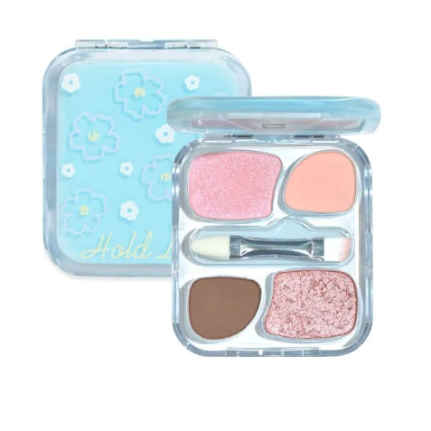 HOLD LIVE] Lying Silkworm Powder Palette/Four-Color Eyeshadow/Brightening/Pearlescent/Comprehensive 