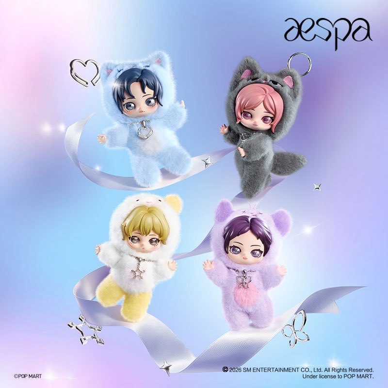 Aespa ตุ๊กตาเพื่อนน่ารัก Series ตุ๊กตาตุ๊กตาจี้เครื่องประดับของขวัญวันเกิด