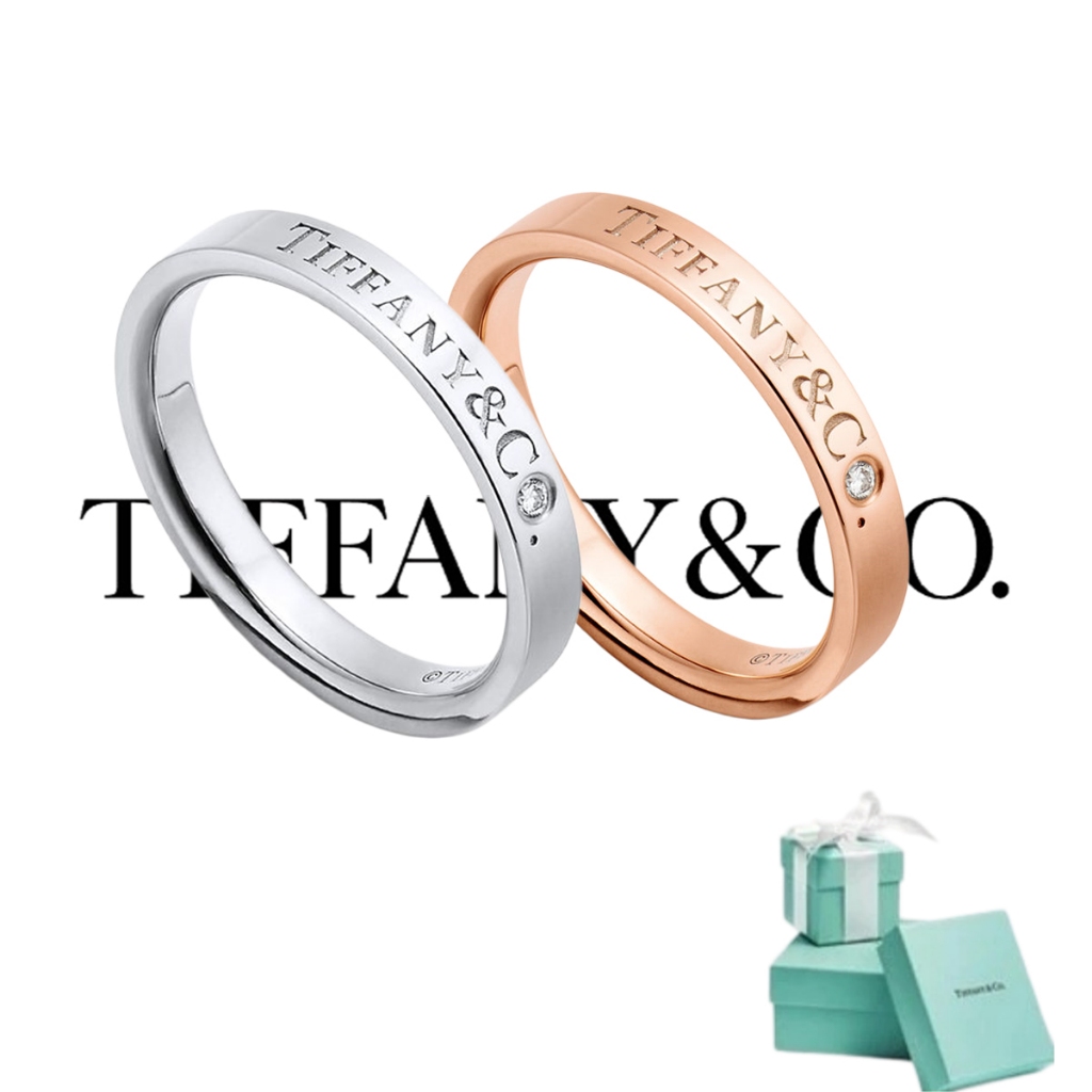 Tiffany Luxury Casual s925 sterling silver Jewelry Accessories (รวมกล่องบรรจุภัณฑ์) - 1796677401 แหว