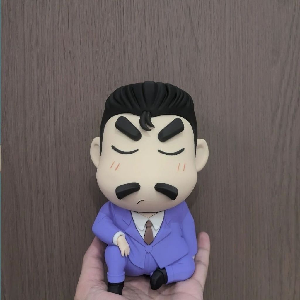 Sleeping Maori Kogoro Shin-Chan สไตล์รูป 3D การพิมพ์ผลิตภัณฑ์สําเร็จรูปน่ารักตลกเดสก์ท็อปตกแต่ง