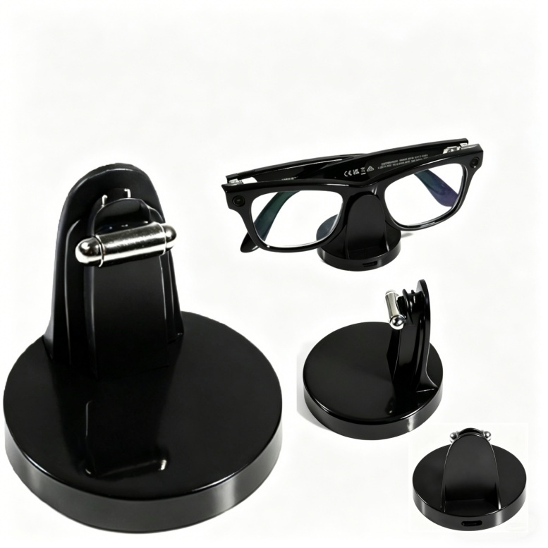 HOT สมาร์ทแว่นตาแท่นชาร์จสําหรับ Ray-Ban Meta Headliner แท่นชาร์จ Type C สายชาร์จแบบพกพา Travel Charger Station