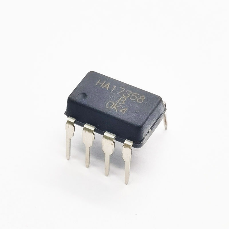 แบบอินไลน์ HA17358 HA17358B DIP-8 ชิปเครื่องขยายเสียงการทํางาน