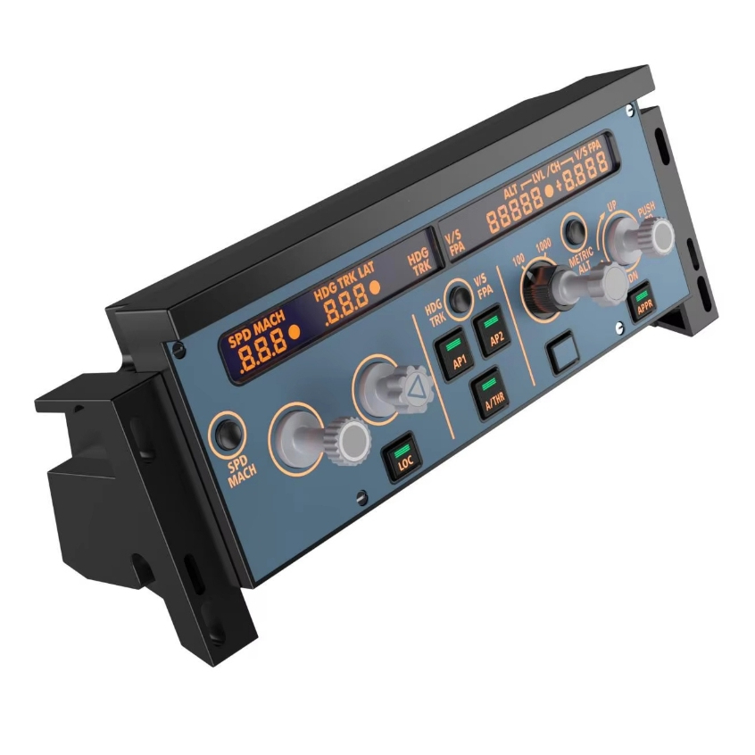 Simplayer A320 FCU Flight Control Unit Panel X-Plane MSFS2020 เกมจําลอง Dual ขับรถโหมดรองรับสําหรับ 