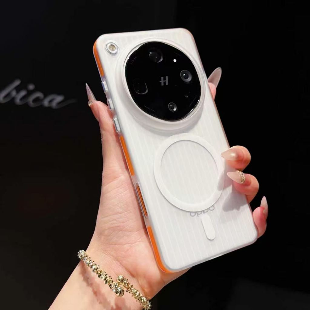 Sunyi Anti-Slip เคสโทรศัพท์แม่เหล็กสําหรับ OPPO Find X9 X8 Ultra S Pro Plus Skin-Friendly Touch Anti-Fingerprint Anti-Yellow โลหะด้านข้างปุ่ม – โปรปัง