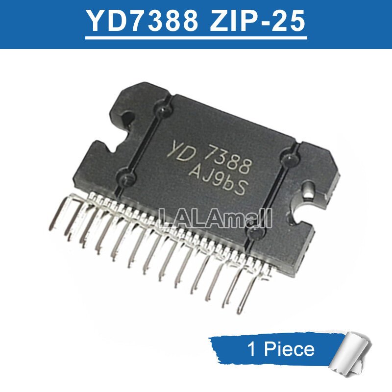 1 ชิ้น YD7388 YD 7388 ZIP-25 รถวิทยุเครื่องขยายเสียงชิป IC ใหม่