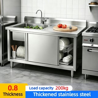 Stainless Steel Kitchen Sink With Cabinet Set Stand Kitchen Sink Cabinet Island Table Counter Top