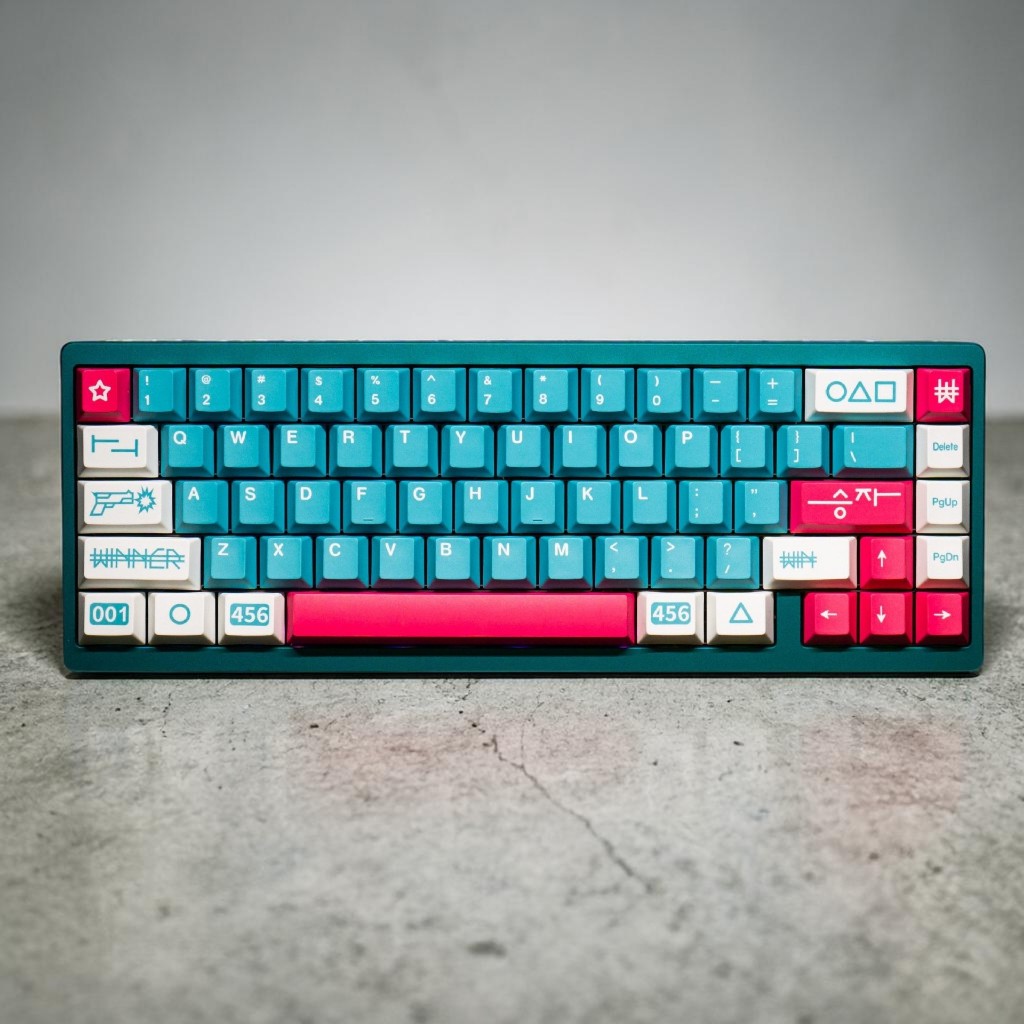 Winner keycaps cherry profile Five Side DYE SUB PBT 143keys keycap