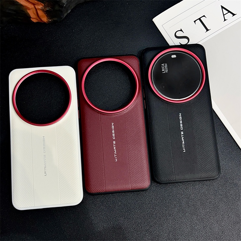 ChuanMaiDun Golden Armor Feifang Series Leather Hard Case For Xiaomi 17 Xiaomi15 Pro 14Ultra 15Ultra 17Ultra Protection Cover
