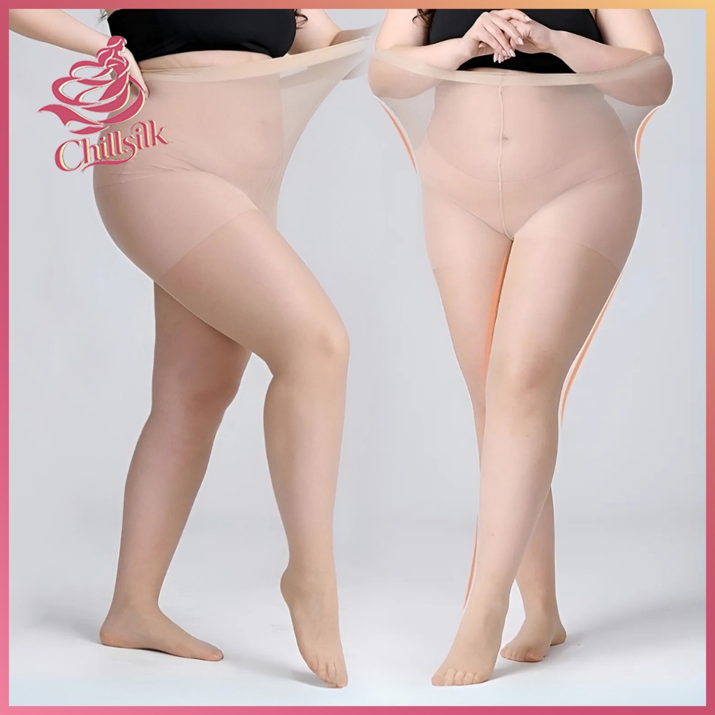 💖ถุงน่องทั่วไป&ขนาดใหญ่พิเศษ 50-190KG บางเฉียบ กระชับสัดส่วน ขาเรียว ระบายอากาศดี สีเนื้อ ดำ เทา หลายสี